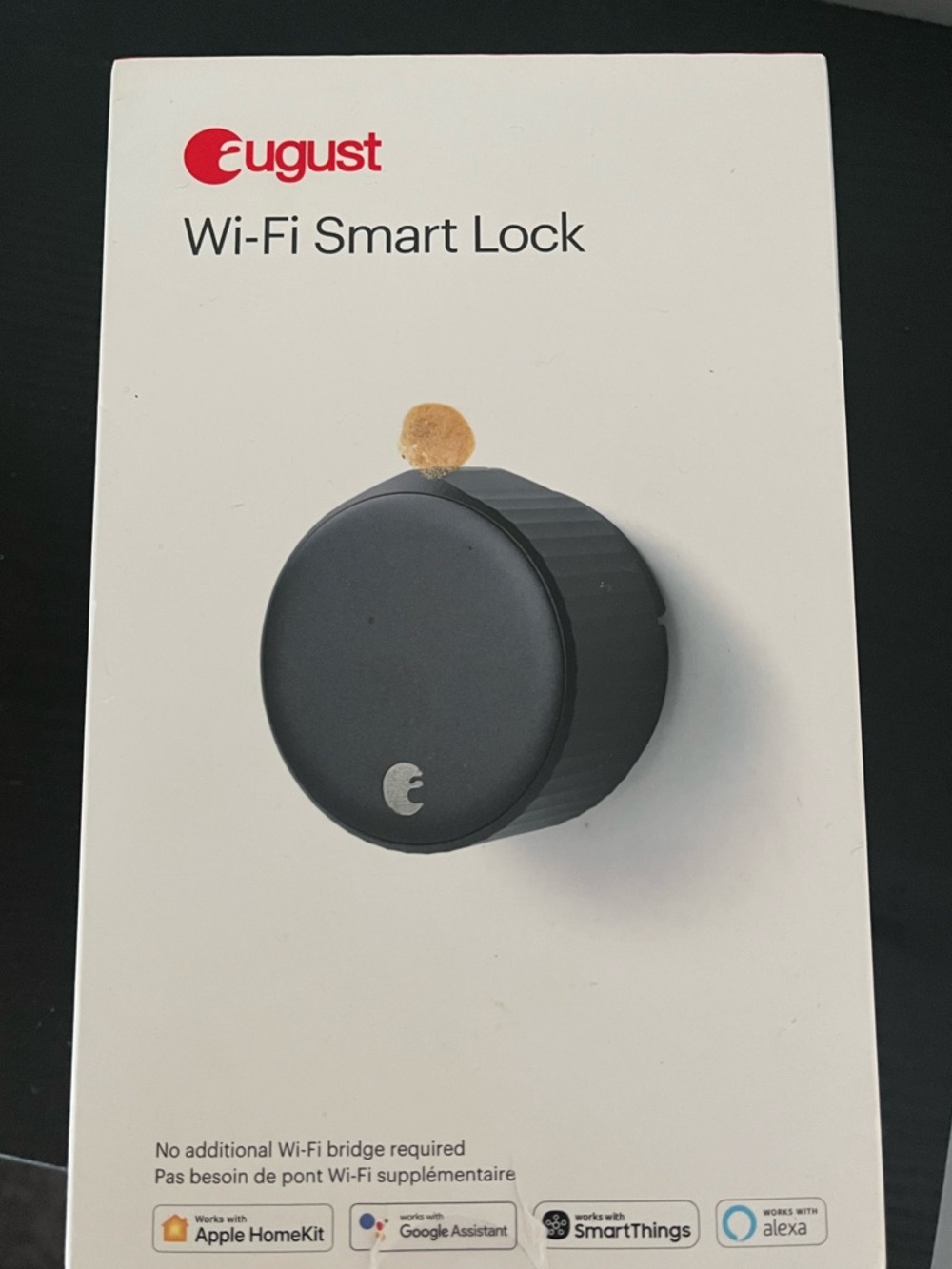 August Wi‑Fi Smart Lock in Matte Black